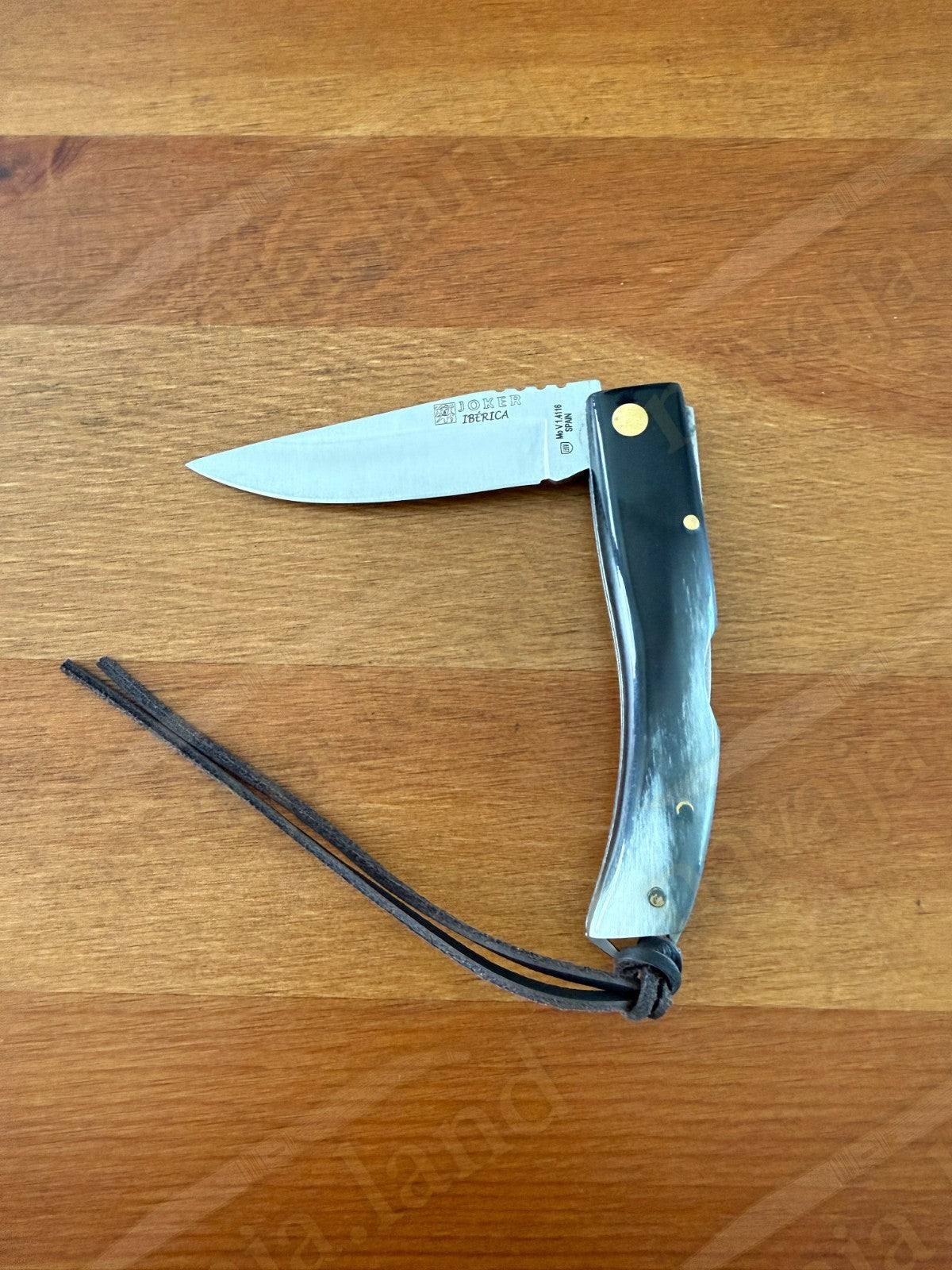 Joker Ibérica Folding Knife 🐂 Bull Horn Handle 3” MOVA 1.4116 Stainless Steel
