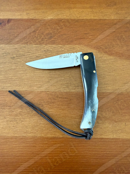 Joker Ibérica Folding Knife 🐂 Bull Horn Handle 3” MOVA 1.4116 Stainless Steel