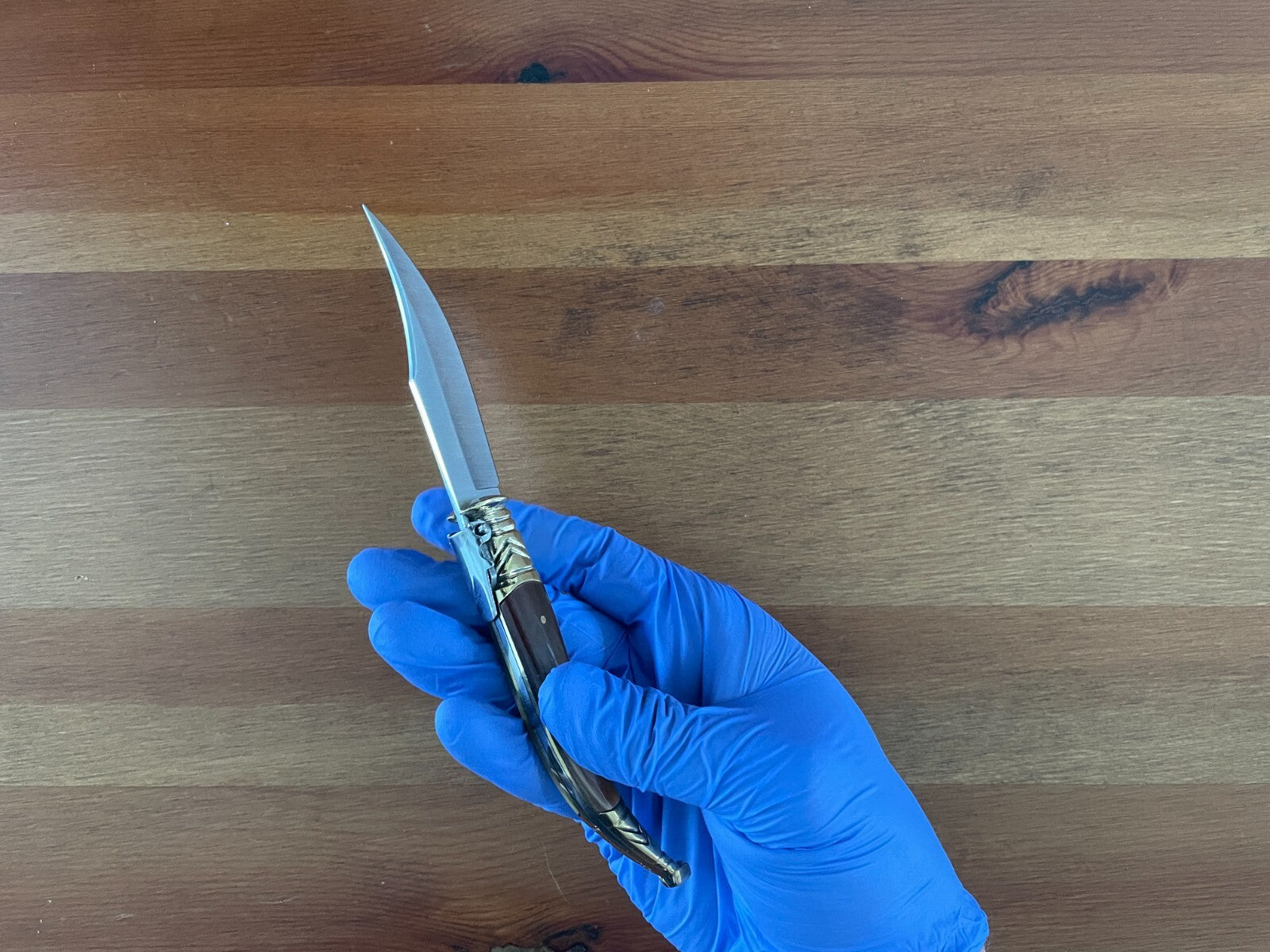 3.5” Albacete Navaja Joker Sevillana Knife Bullhorn Handle Handmade High Quality