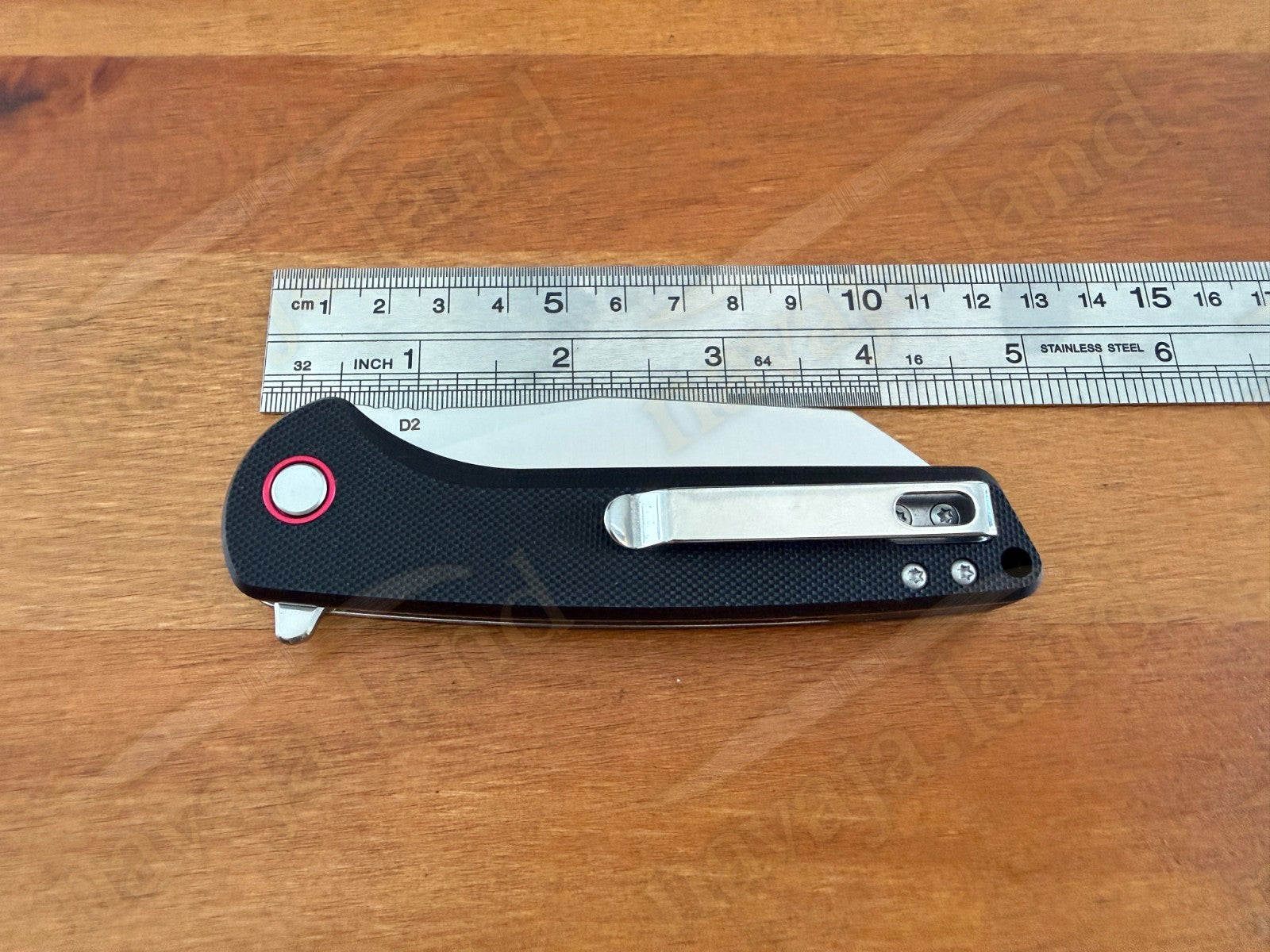 Folding Knife Carbon Fiber & G10 Handle - D2 Steel - 3.5" Blade Presentation Box