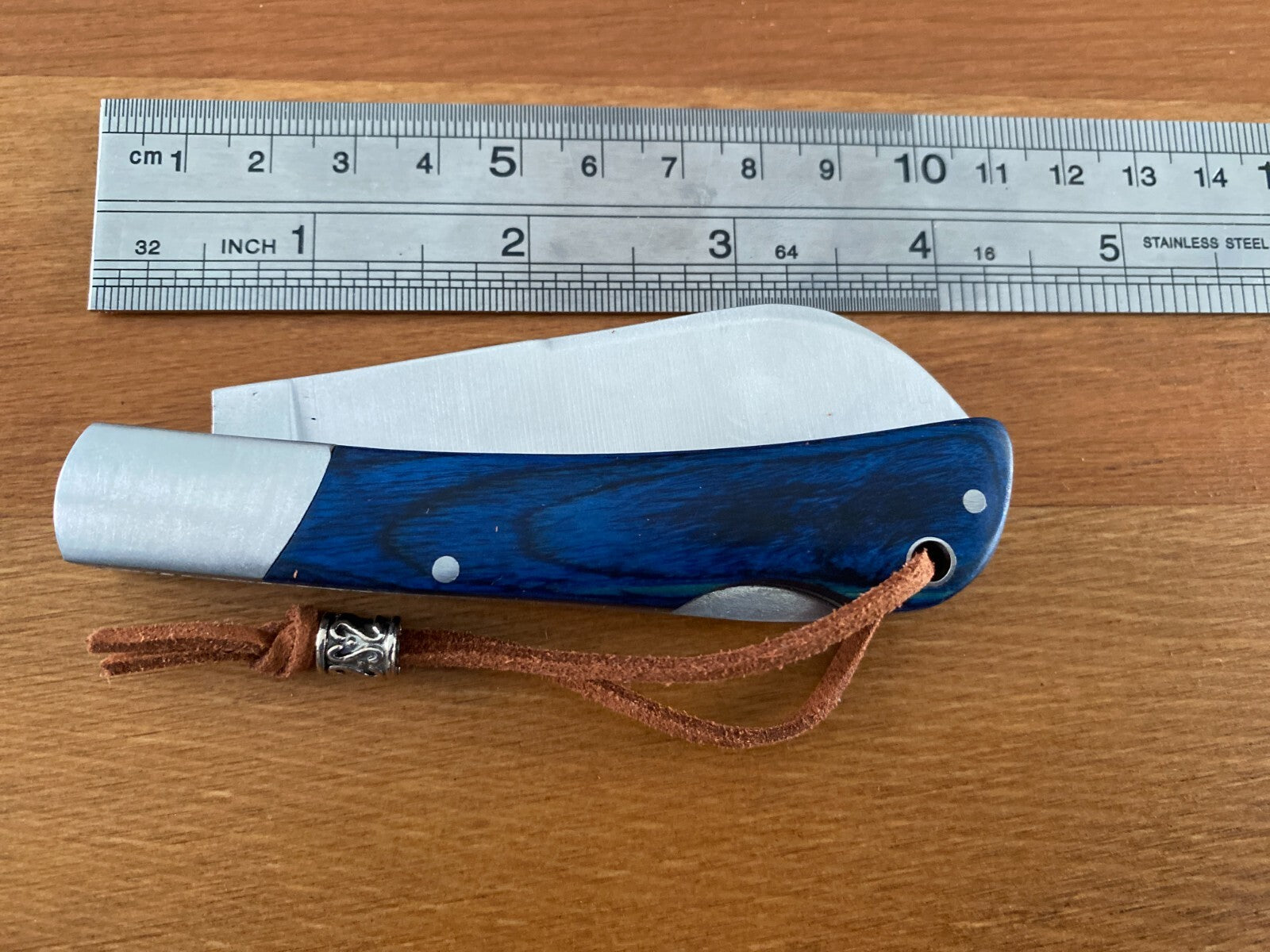 3.15" Beak Marin Najava Pocket Knife Sailor / Marinera Blue Stamina Handle