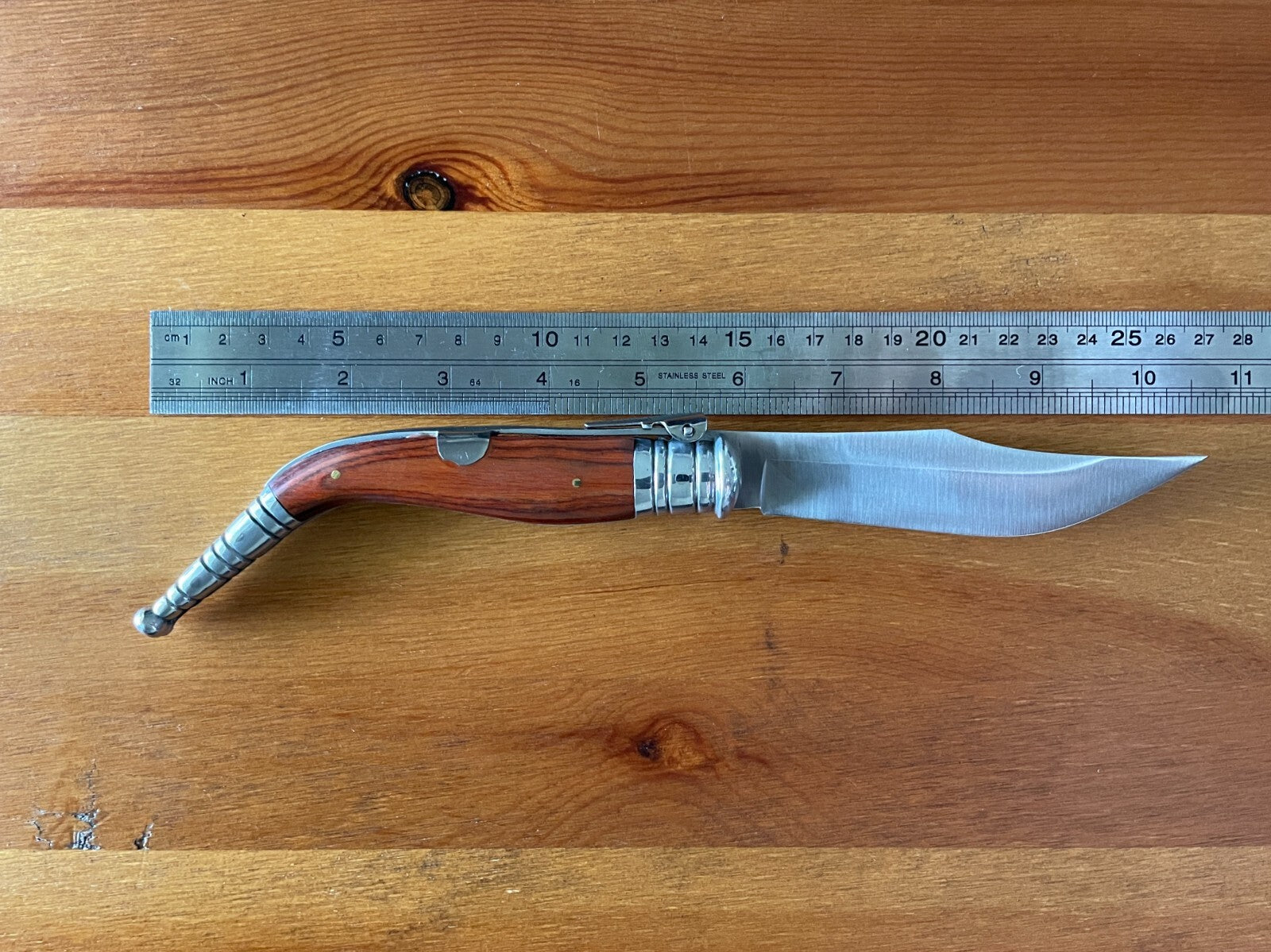 4.5” Navaja Sevillana Style Pocket Knife Handmade in Albacete Spain - USA Seller