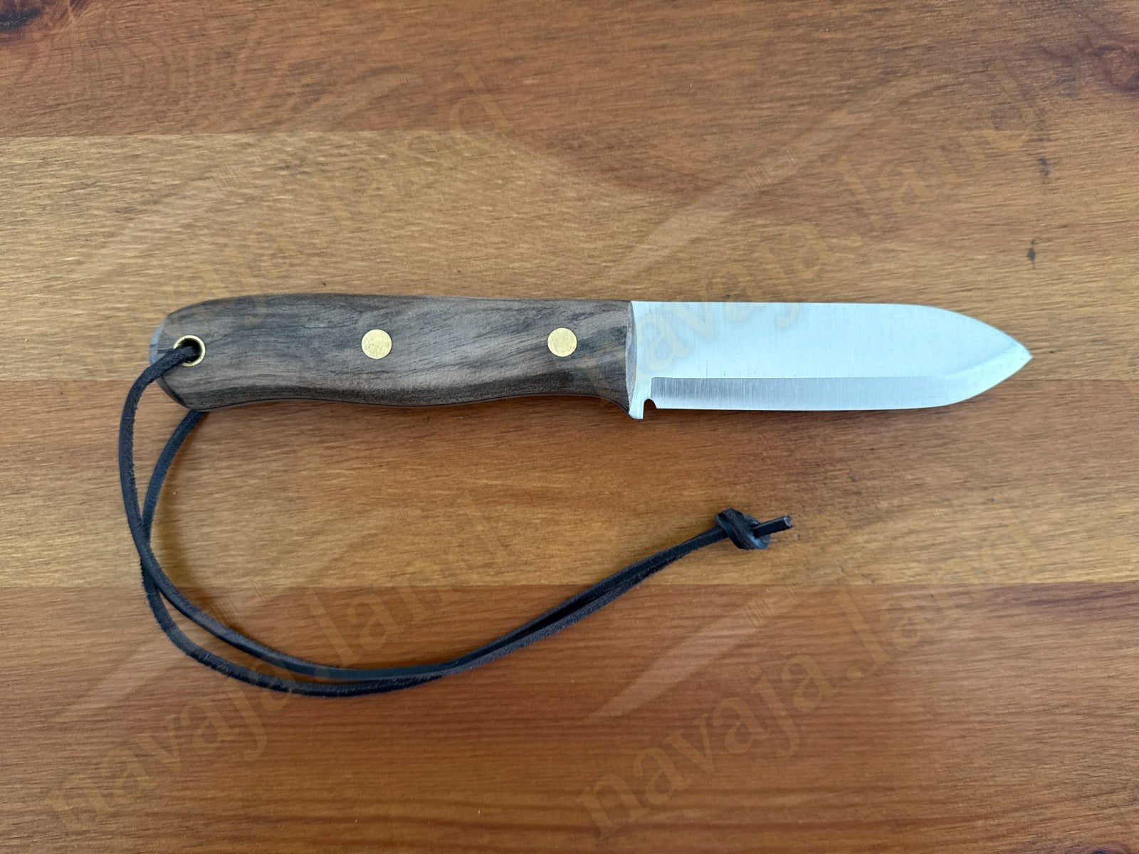 Joker BS9 Trampero Hunting Knife 3.94" Blade 14C28N Walnut Handle + Sheath Spain