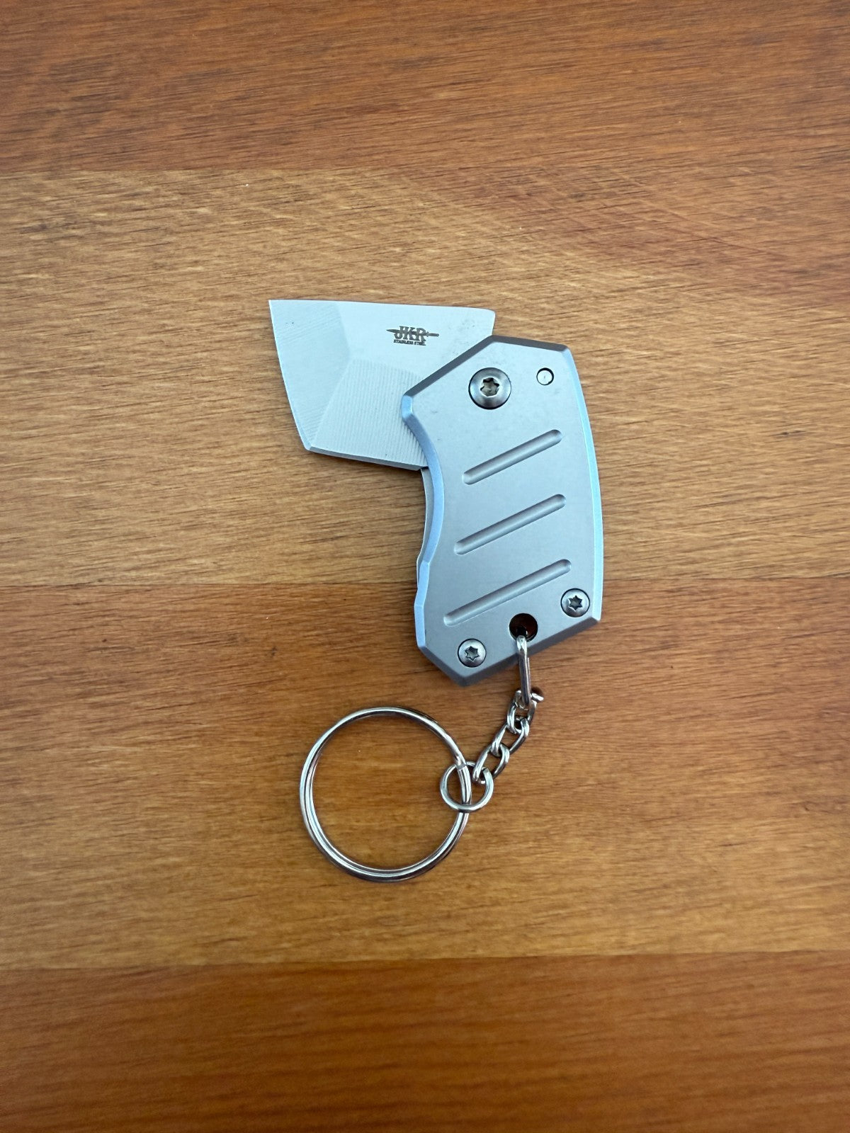 Keychain Mini Folding Knife 1.2" Stainless Steel Tanto Blade Liner Lock