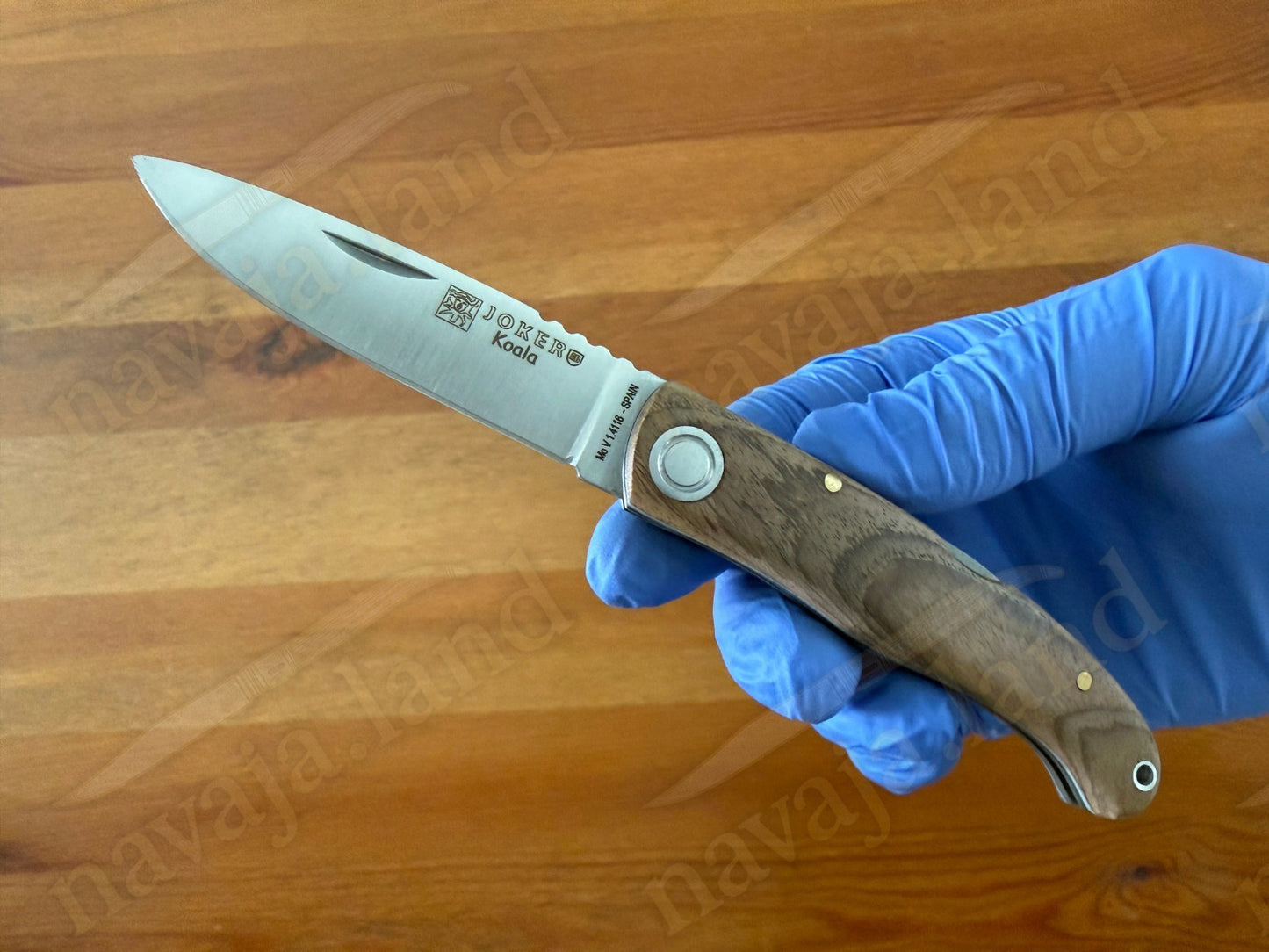 Joker Koala Pocket Knife 2.75” MOVA Blade Walnut Wood Handle Handmade in Spain
