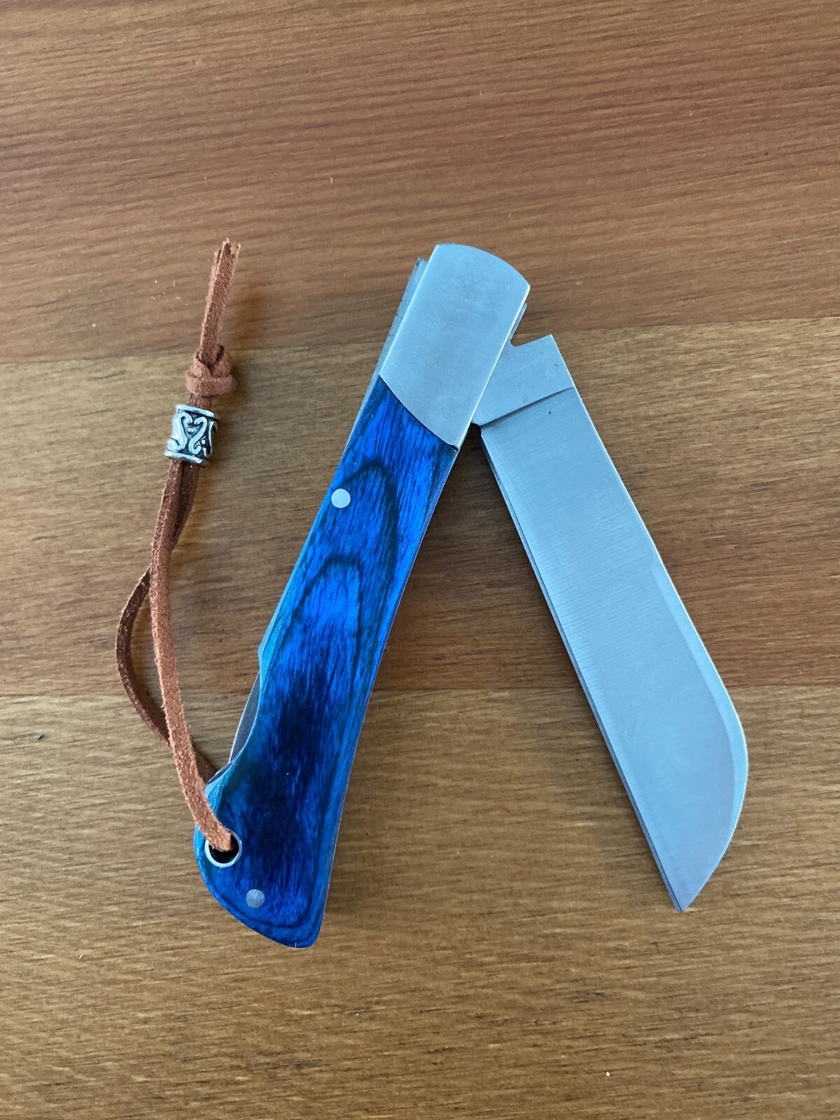 3.15" Beak Marin Najava Pocket Knife Sailor / Marinera Blue Stamina Handle