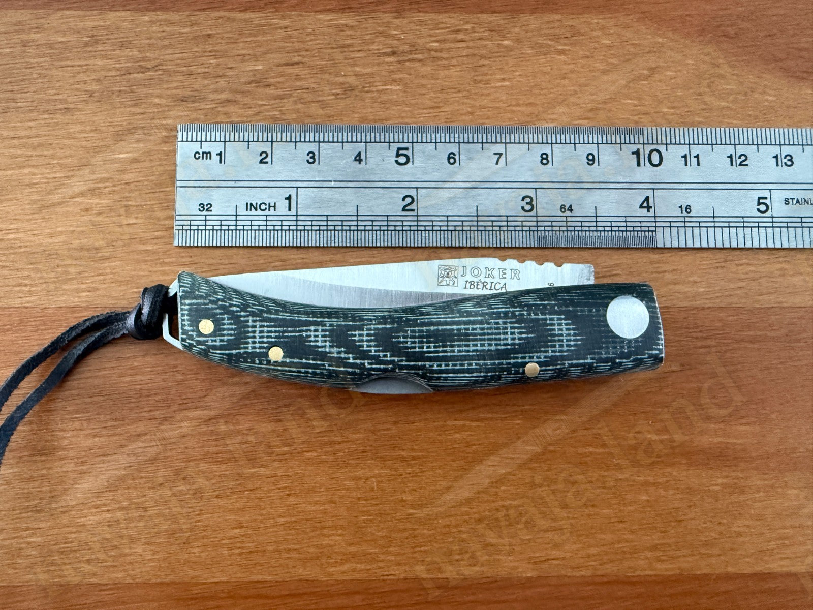 Joker Ibérica Folding Knife Green Micarta Handle 3” MOVA 1.4116 Stainless Steel