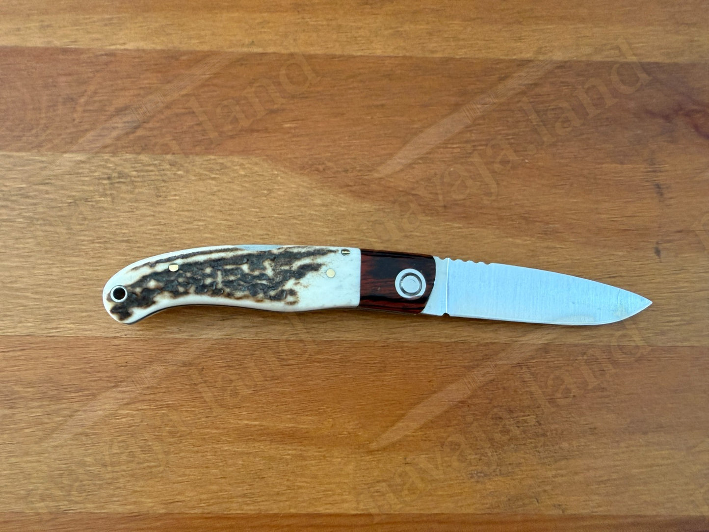 Joker Koala Pocket Knife 2.75” MOVA Blade Deer Horn Handle Grenadillo Ferrule