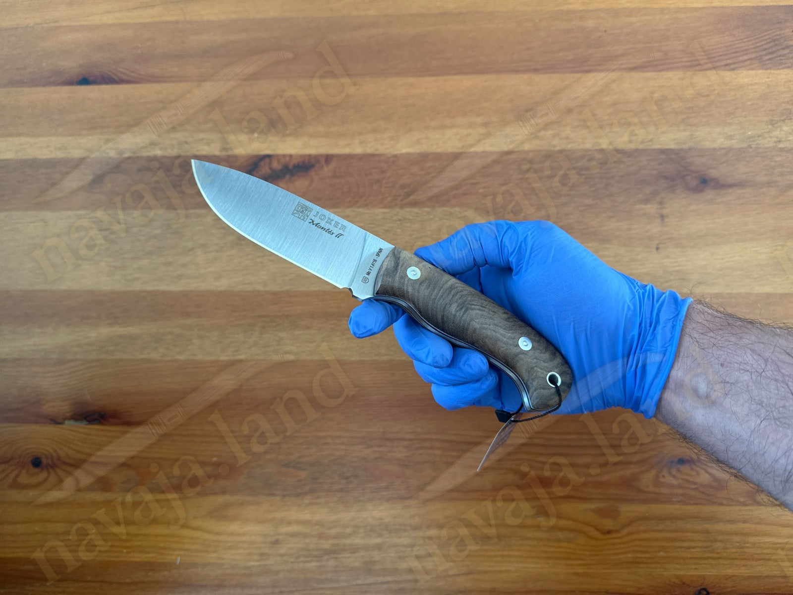 Joker Montes II Outdoor Knife 4.33" Mova 1.4116 Steel Walnut Handle From Spain