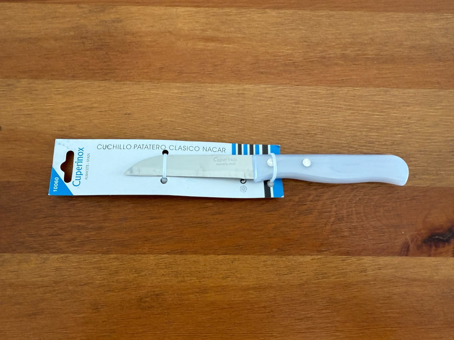 Cuperinox Classic Potato Knife with 3 in Stainless Steel Blade– Made in Spain