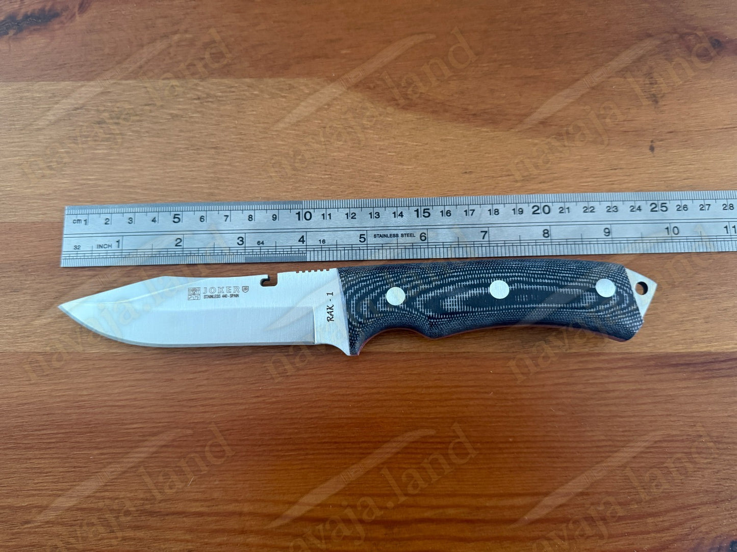 Joker RAK-1(2) Tactical Knife Full Tang | 440 Steel | Micarta Handle From Spain