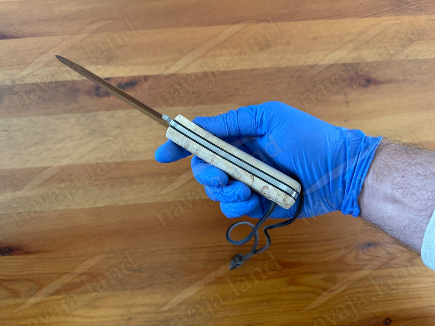 Joker Montañero Fixed Knife 4.3" Sandvik 14C28N Steel Curly Birch Handle Spain