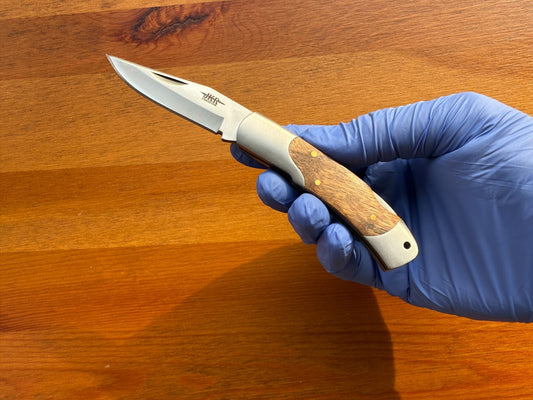 2.5" Stainless Steel Blade Small Folding Pocket Knife Lanyard Hole From Spain