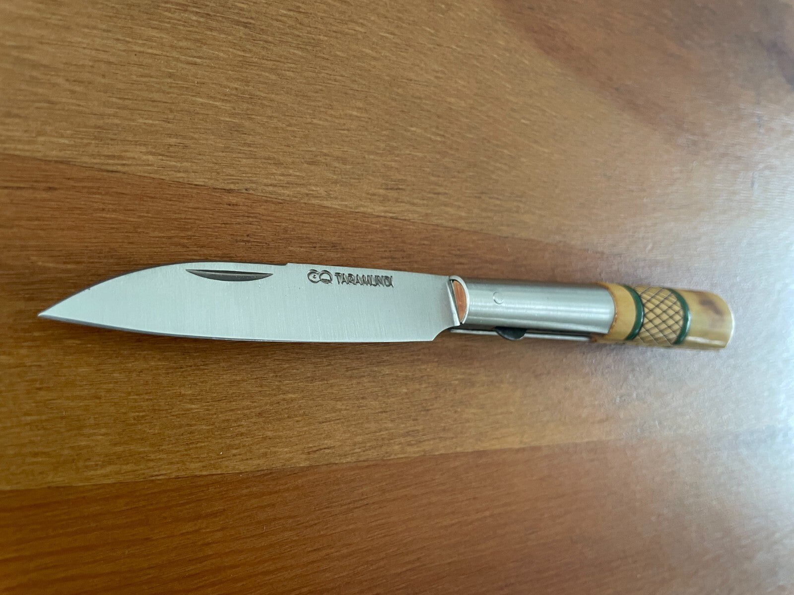 3.26” CQ Taramundi Pocket Knife Boxwood Handle Unique Design Asturias Spain