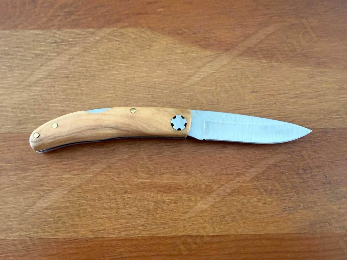 3.15” Joker Setter Bushcraft Folding Knife (Olive Wood Handle) Handmade Spain