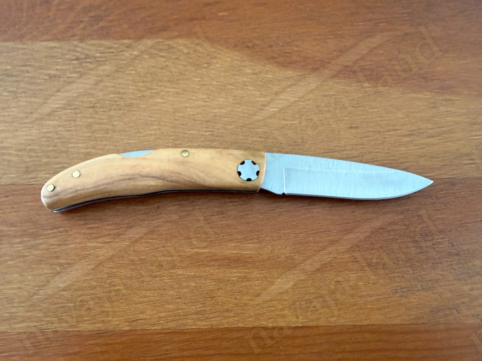 3.15” Joker Setter Bushcraft Folding Knife (Olive Wood Handle) Handmade Spain
