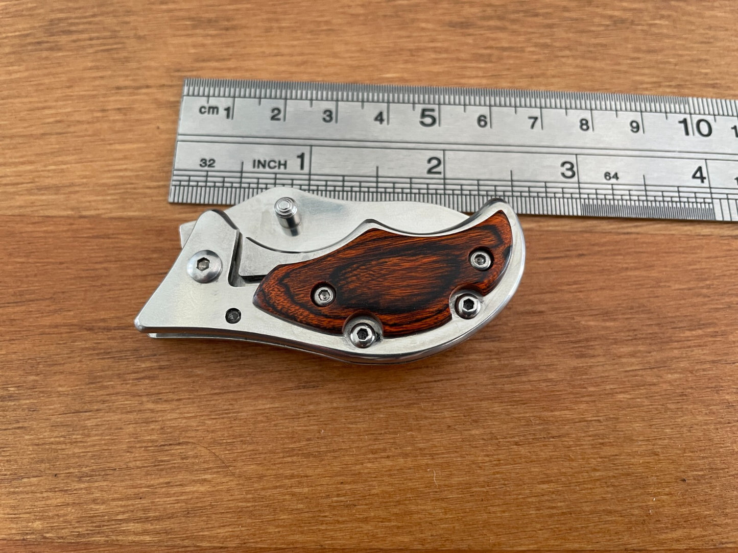 1.7" Cute Navaja Small Pocket Knife Stainless AISI 420 Stamina Wood Scales