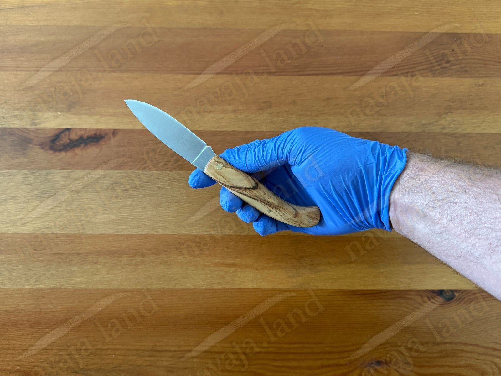 3.14” Joker Antaño Camping Folding Knife (Olive Wood Handle) Handmade in Spain