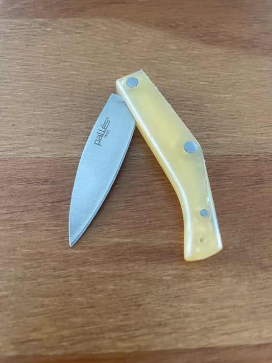 1.9" Pallés Inox Navaja Pocket Knife Stainless Steel Blade ABS Handle
