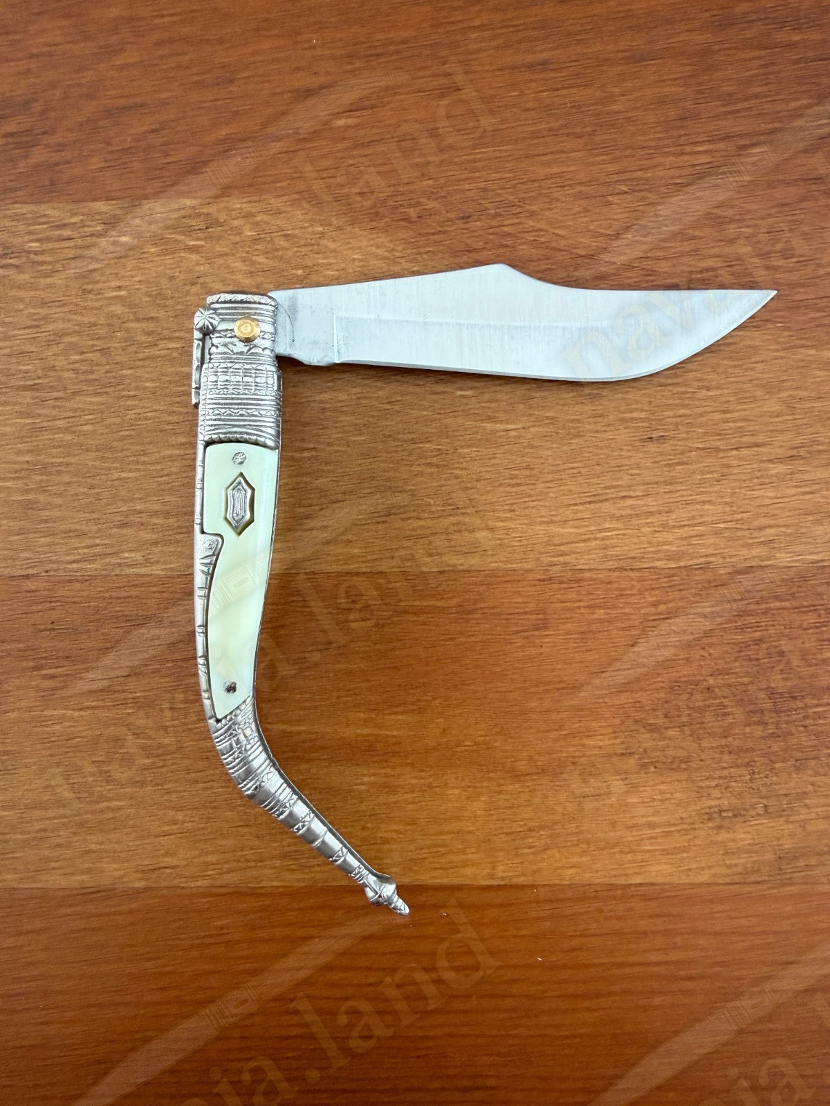 3.3” Albacete Navaja Joker Sevillana Knife Zamak Handle Handmade Slipjoint Spain