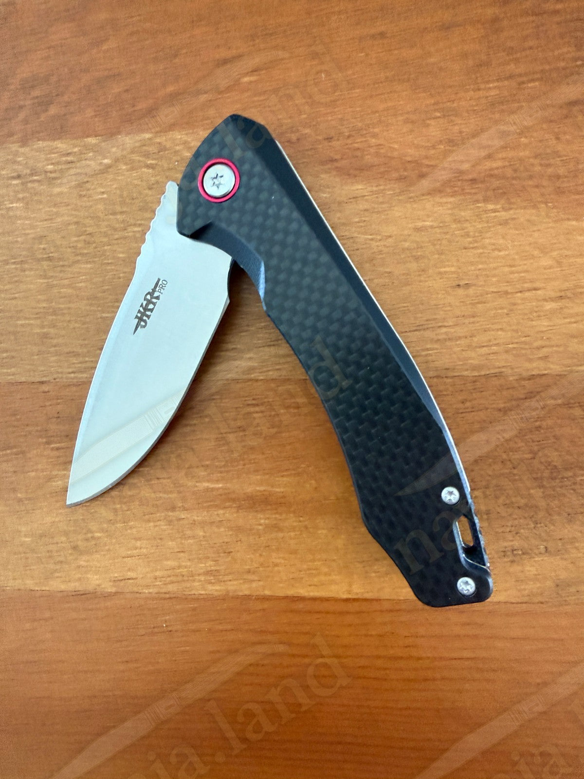 Folding Knife Carbon Fiber & G10 Handle - D2 Steel - 3.2" Blade Presentation Box
