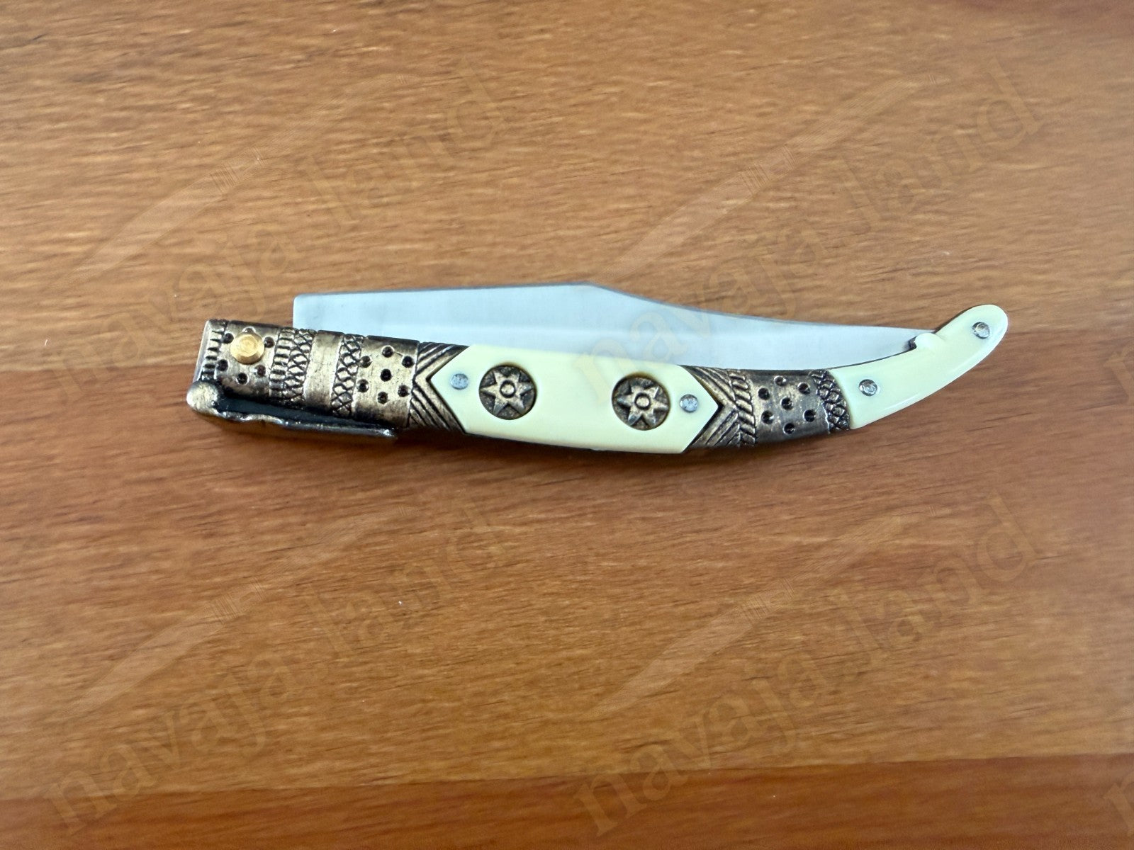 3.5” Albacete Navaja Joker Arabian Knife Zamak Handle Handmade Slipjoint Spain