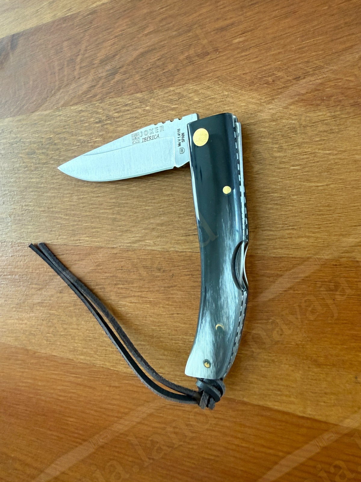 Joker Ibérica Folding Knife 🐂 Bull Horn Handle 3” MOVA 1.4116 Stainless Steel