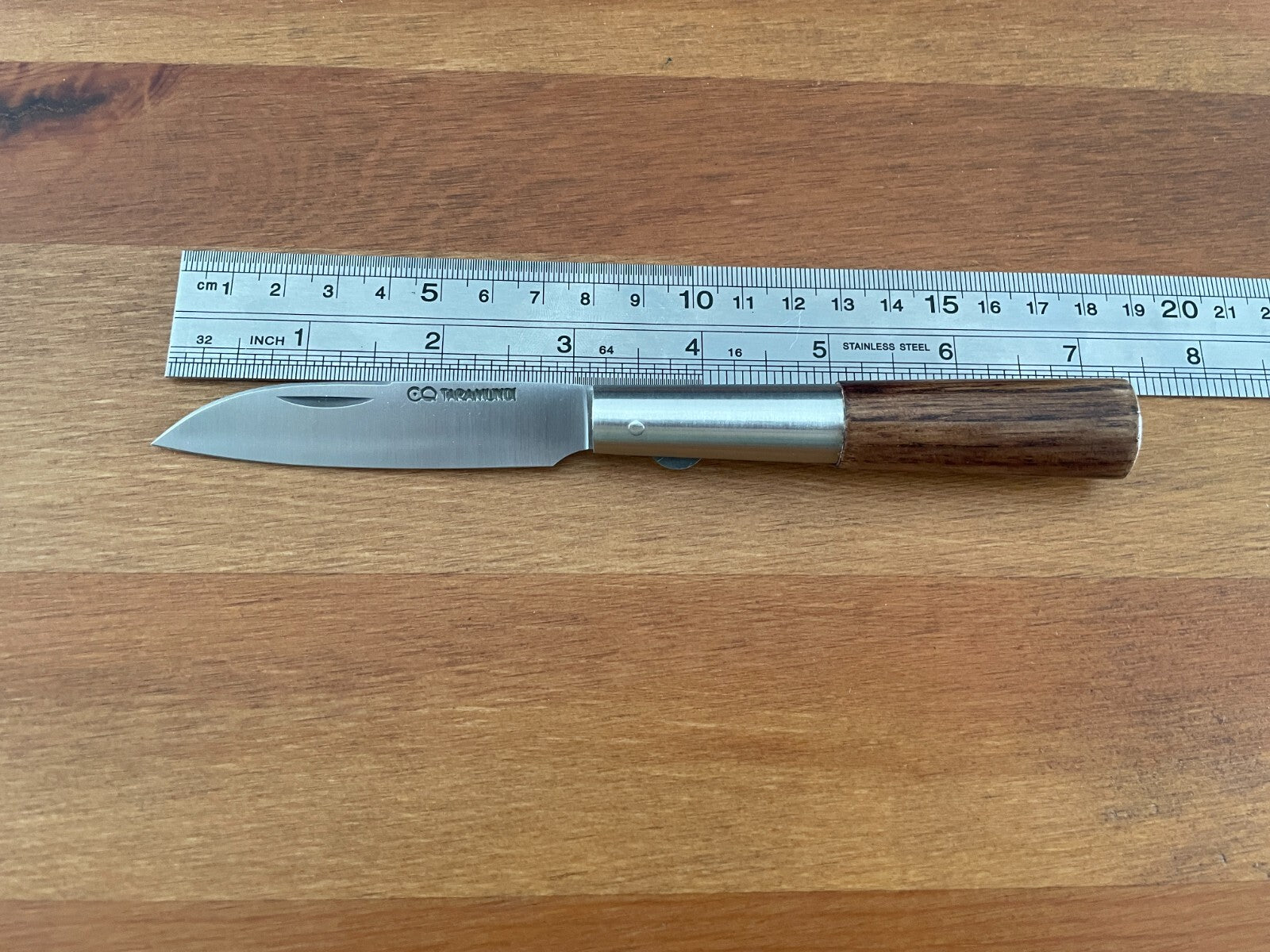 3.2" CQ Taramundi Pocket Knife Chestnut Wood Handle Made in Asturias Spain