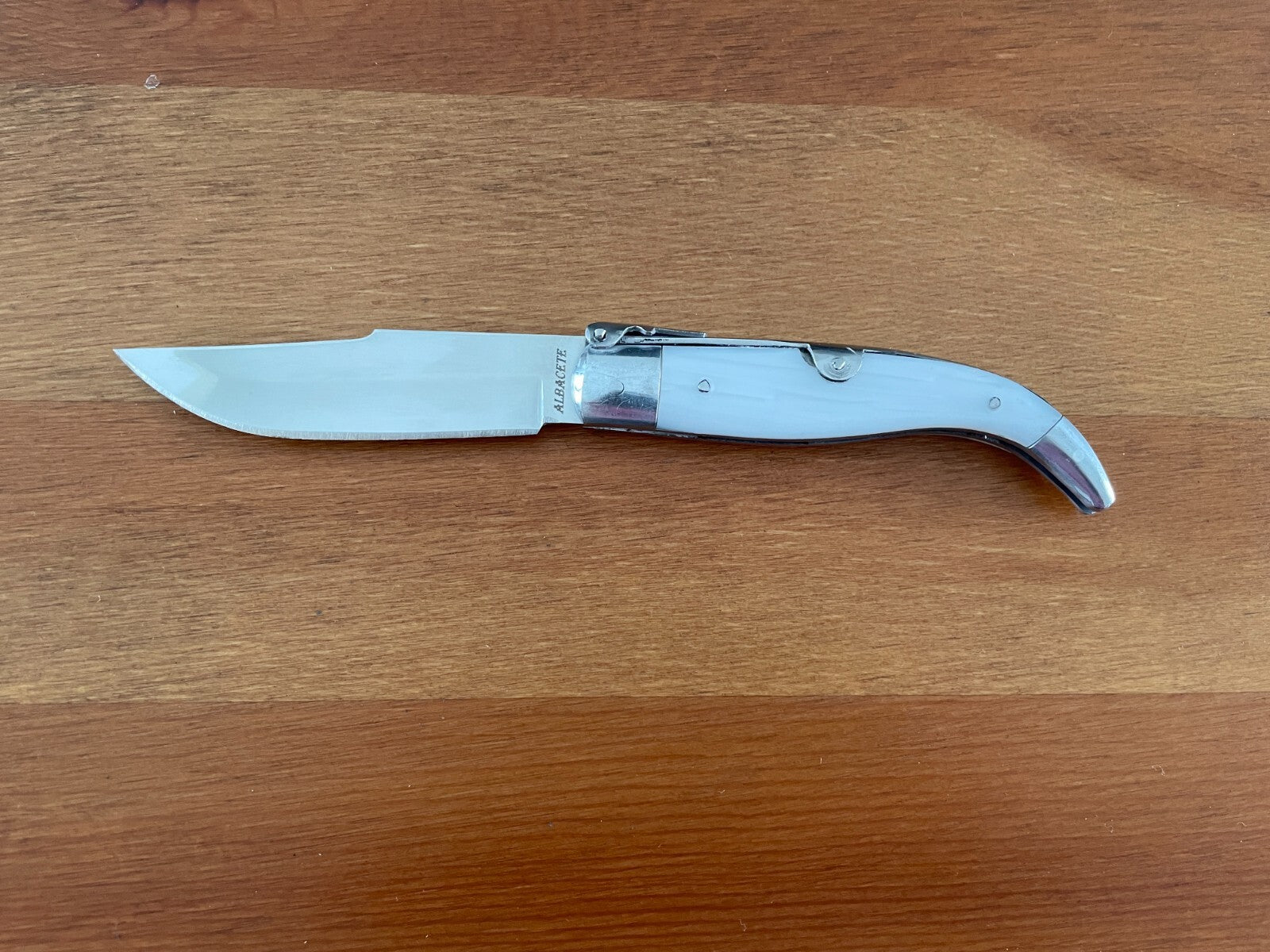 3.3" Spanish Navaja Pocket Knife Celluloid Scales Handcrafted High Quality