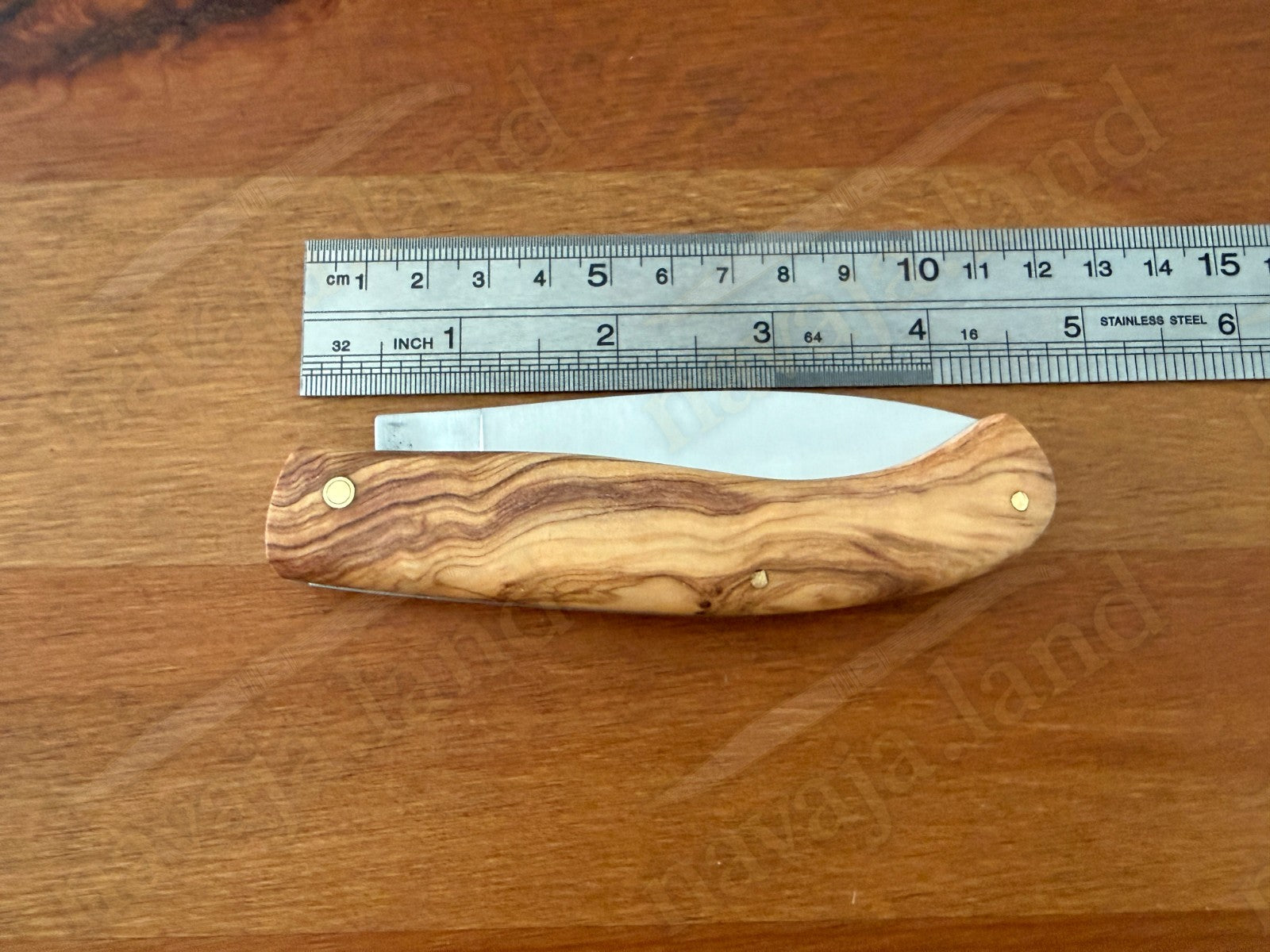 3.54” Joker Slipjoint Folding Pocket Knife (Olive Wood Handle) Handmade in Spain