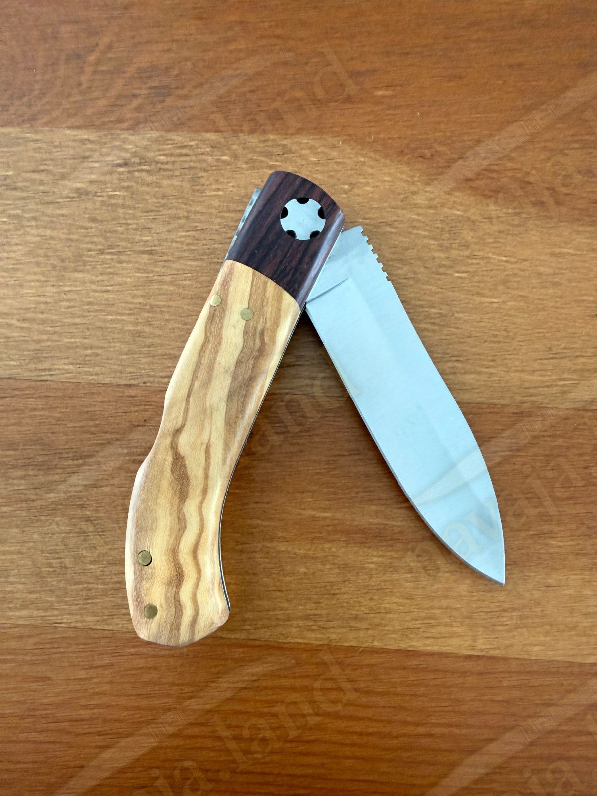 Joker Pachón Pocket Knife Olive Wood & Rosewood Handle Sandvik 12C27 3.14” Blade