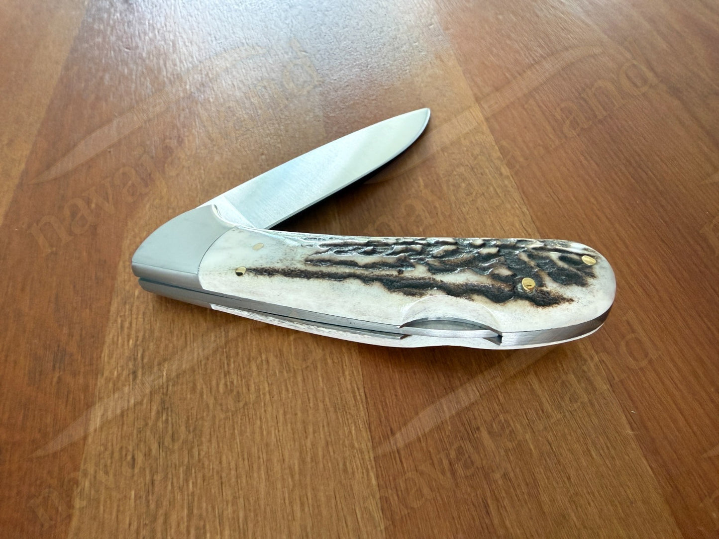 Joker Cocker Hunting Folding Knife 3.5” MOVA Blade Deer Antler Handle From Spain