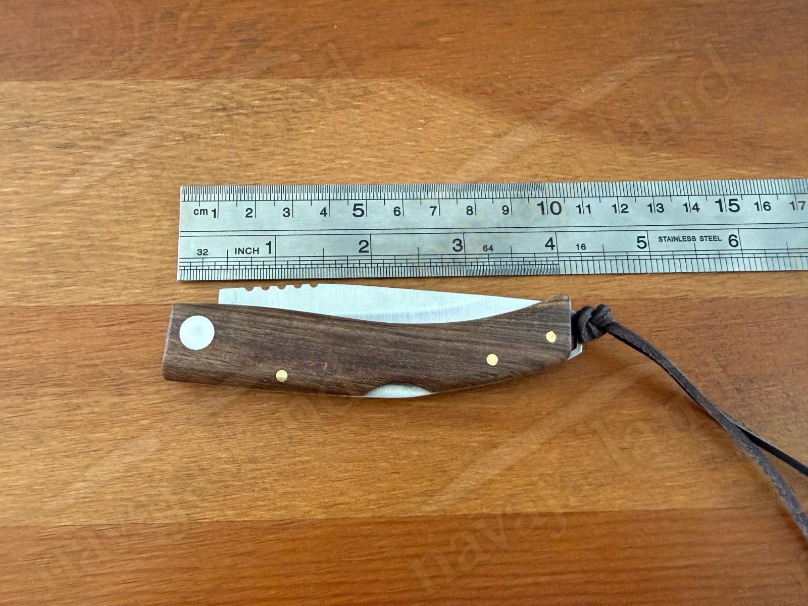 Joker Ibérica Folding Knife Walnut Wood Handle 3.15” MOVA 1.4116 Stainless Steel