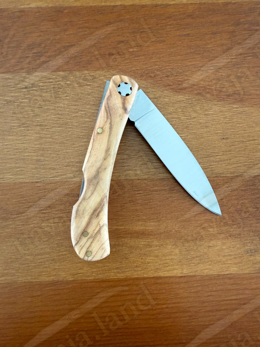 3.15” Joker Bretón Camping Folding Knife (Olive Wood Handle) Handmade in Spain