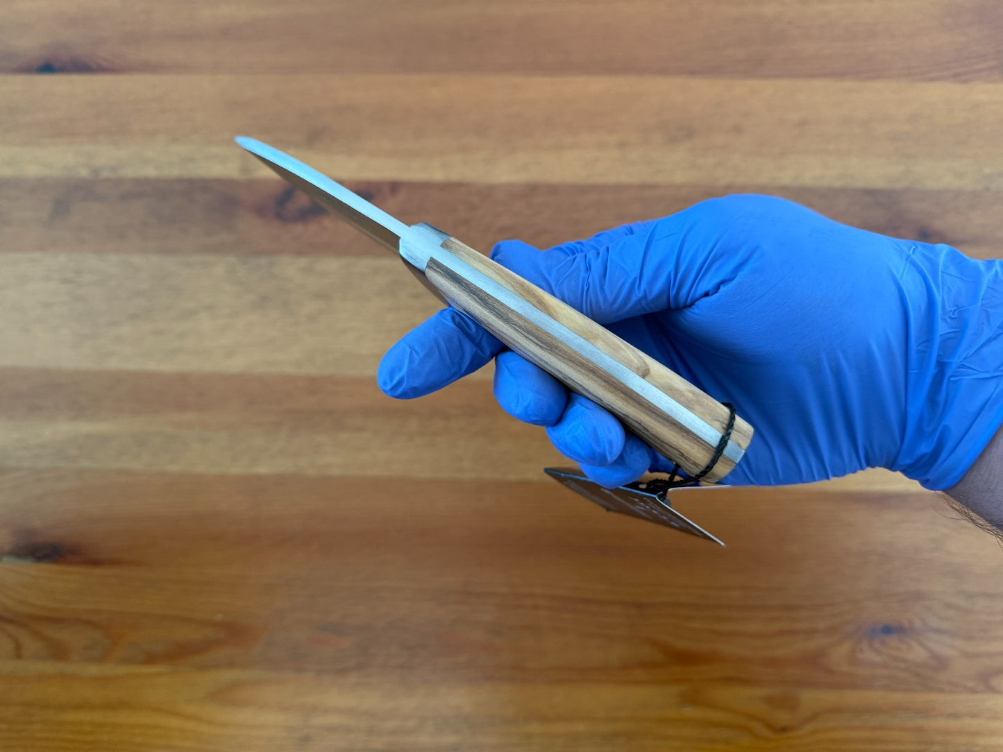 Joker Pecari Knife Olive Wood Handle Black Leather Sheath Handmade Spain