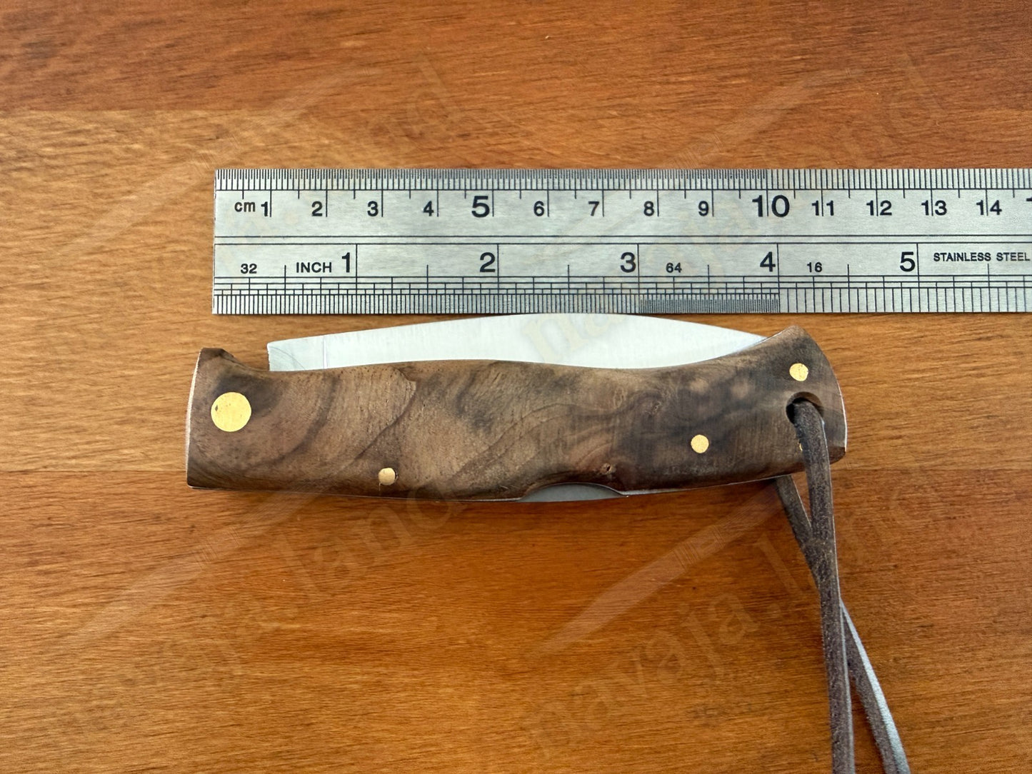 3.15” Joker Artica Bushcraft Folding Knife (Walnut Wood Handle) Handmade - Spain