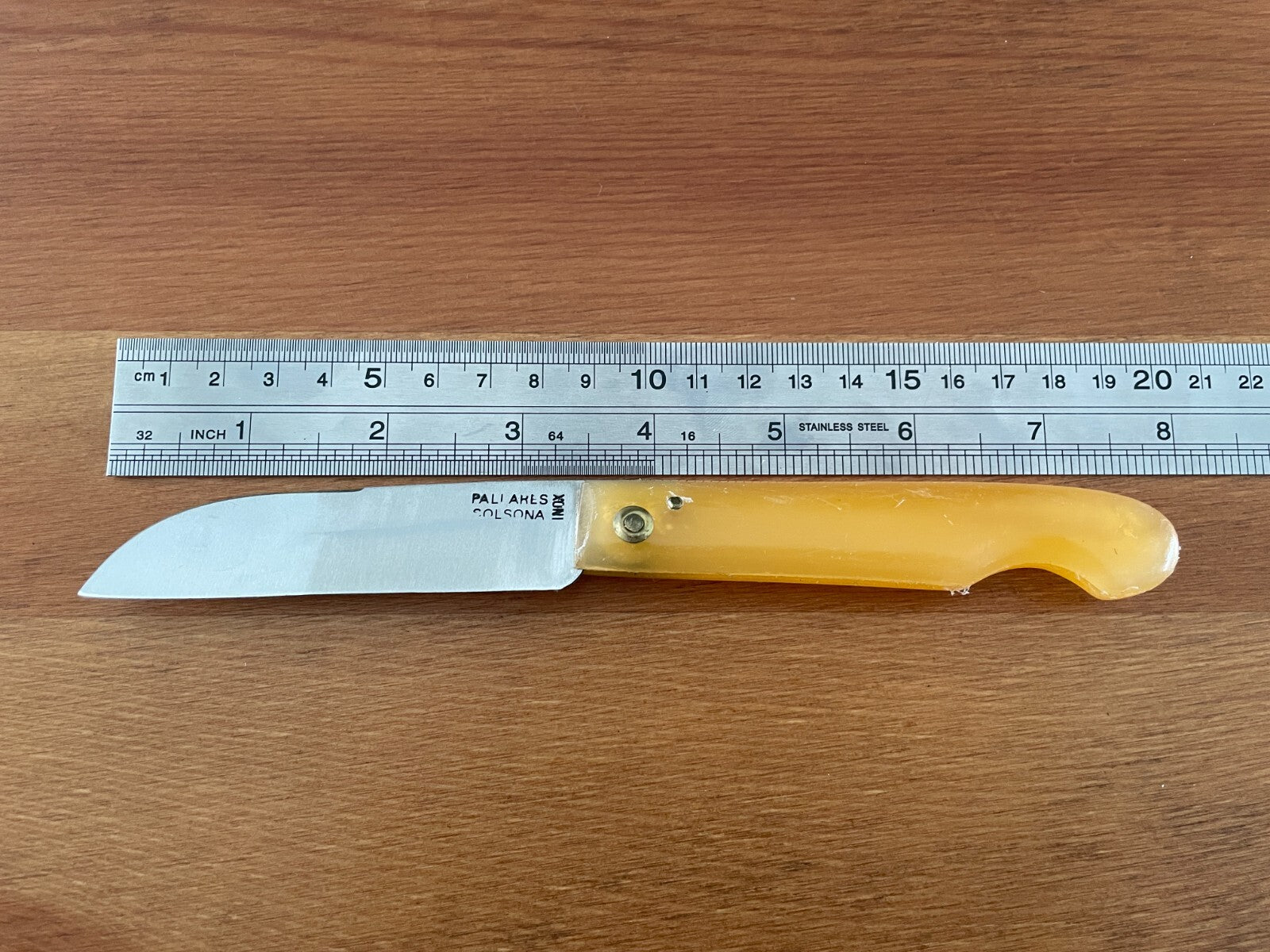 3.3" Pallares Solsona Navaja Folding Pocket Knife Stainless Inox From Spain