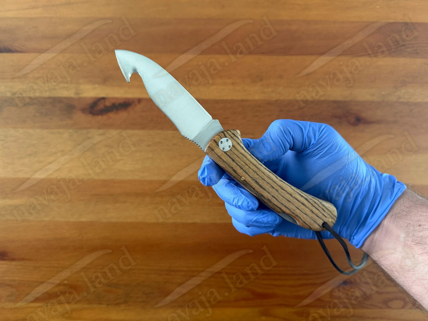 Joker Cocker Hunting Skinning Folding Knife 3.54” MOVA Blade Bocote Wood Handle