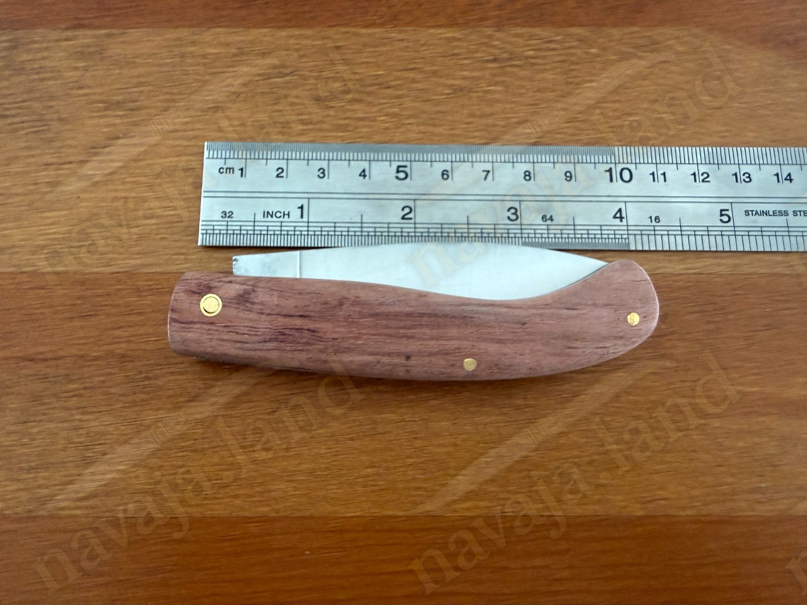3.14” Joker Antaño Camping Folding Knife (Bubinga Wood Handle) Handmade in Spain