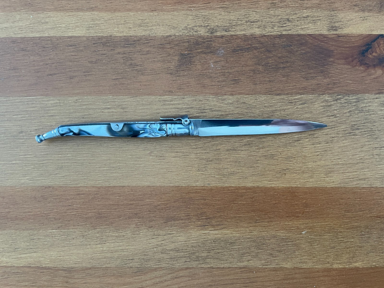 3.5" Albacete Estilete Spanish Navaja Pocket Knife with Billet Lock