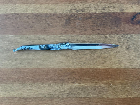 3.5" Albacete Estilete Spanish Navaja Pocket Knife with Billet Lock