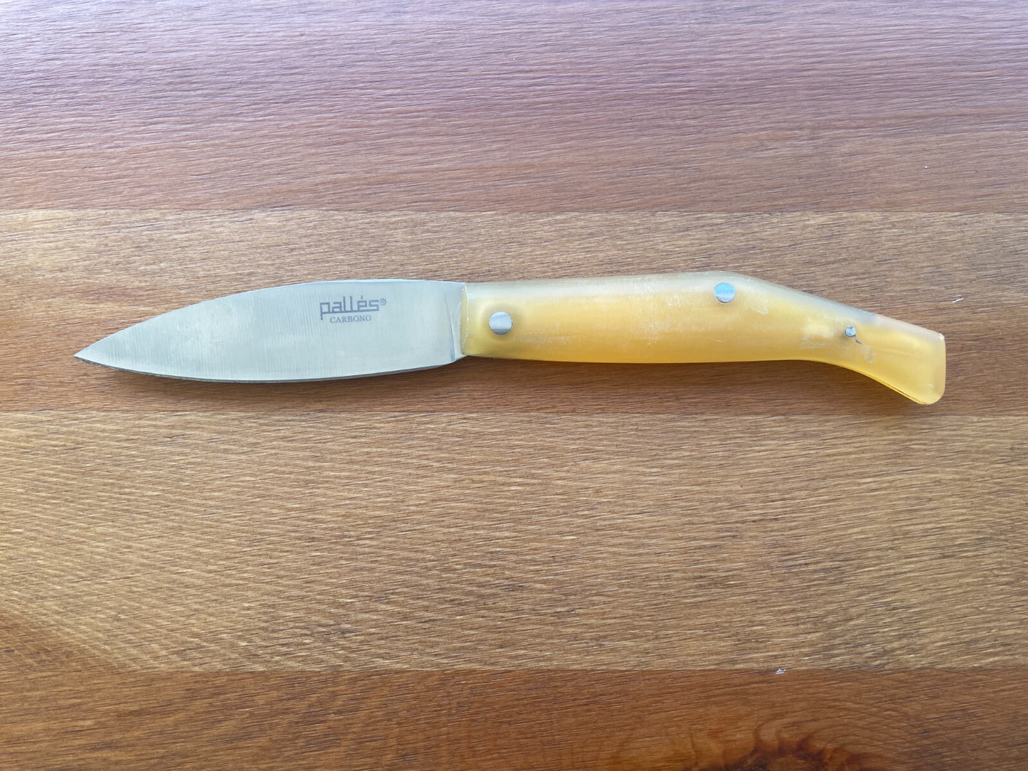 3.93" Pallés Carbono Navaja Pocket Knife Carbon Steel Blade ABS Handle Slipjoint