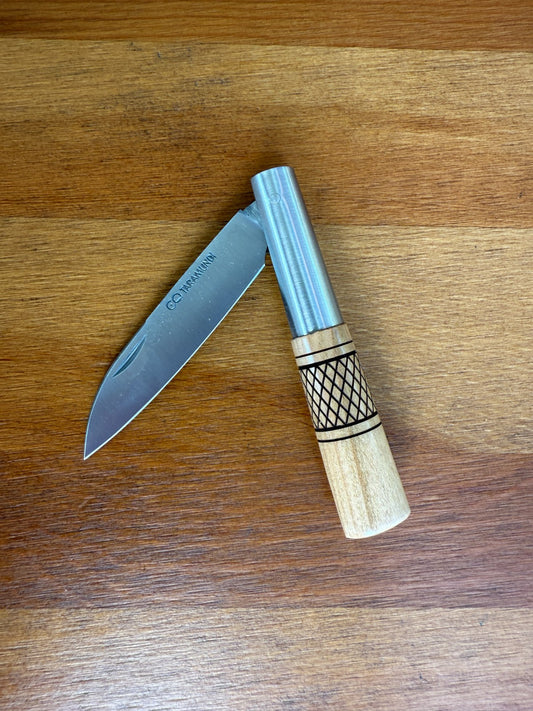 3.1" CQ Taramundi Pocket Knife Cherry Wood Handle Made in Asturias Spain