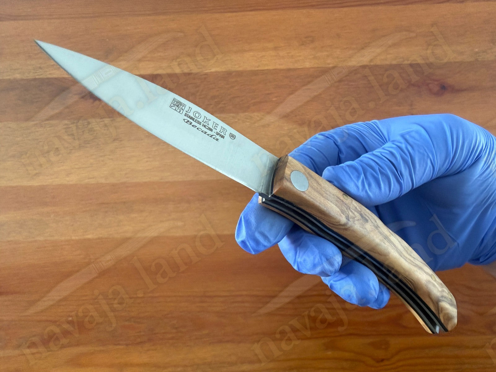 Joker BECADA Knife – 3.15” Sandvik 14C28N Blade | Olive Wood | Lockback - Spain