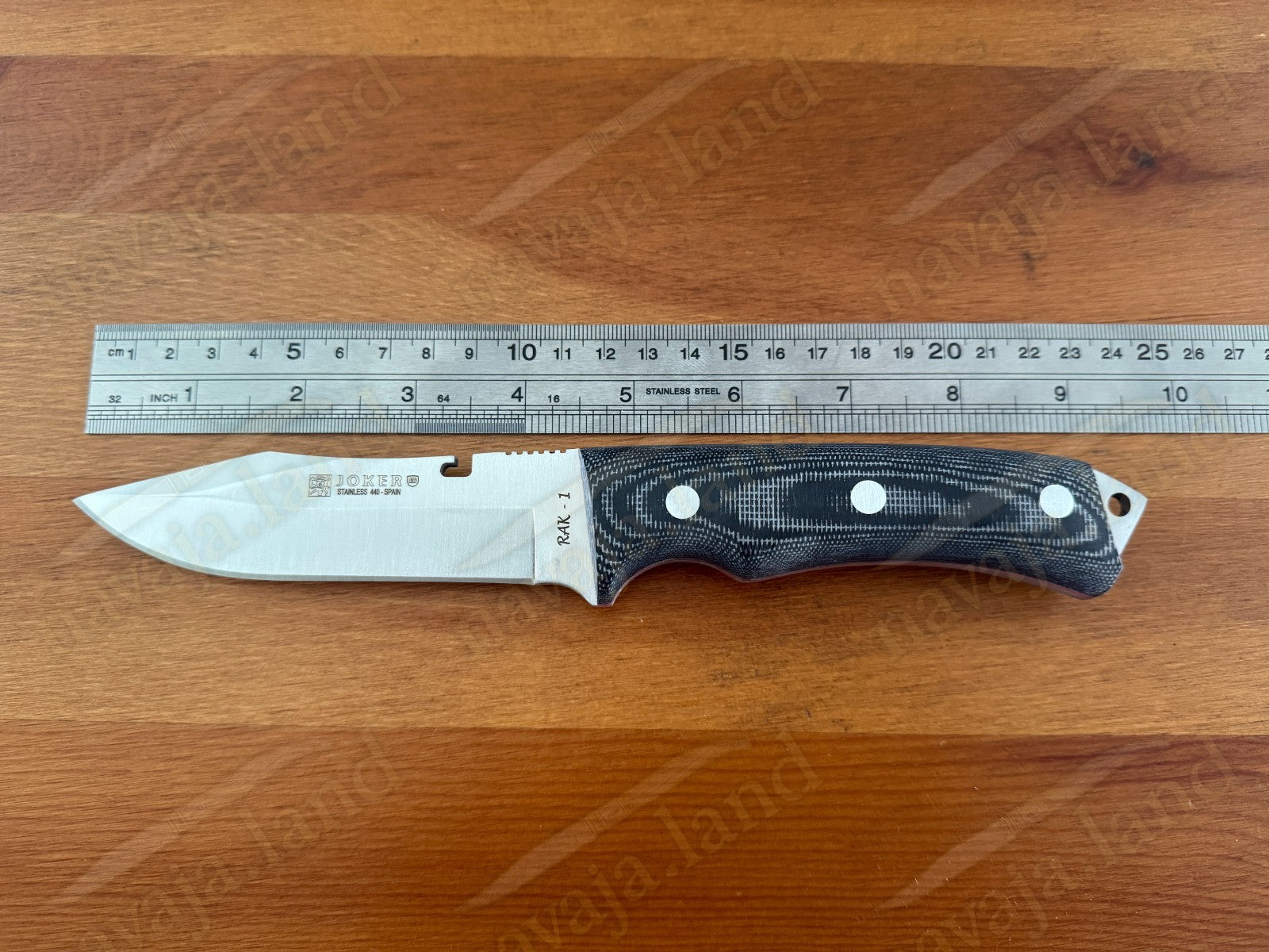 Joker RAK-1(3) Tactical Knife Full Tang | 440 Steel | Micarta Handle From Spain