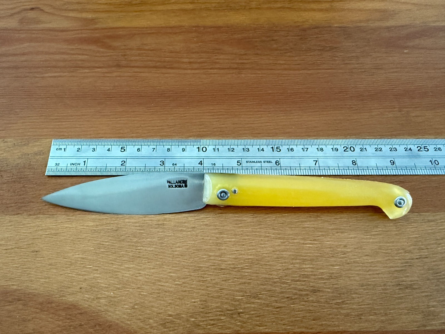 3.9" Pallares Solsona Navaja Folding Pocket Knife Carbon Steel Gabacha - Spain