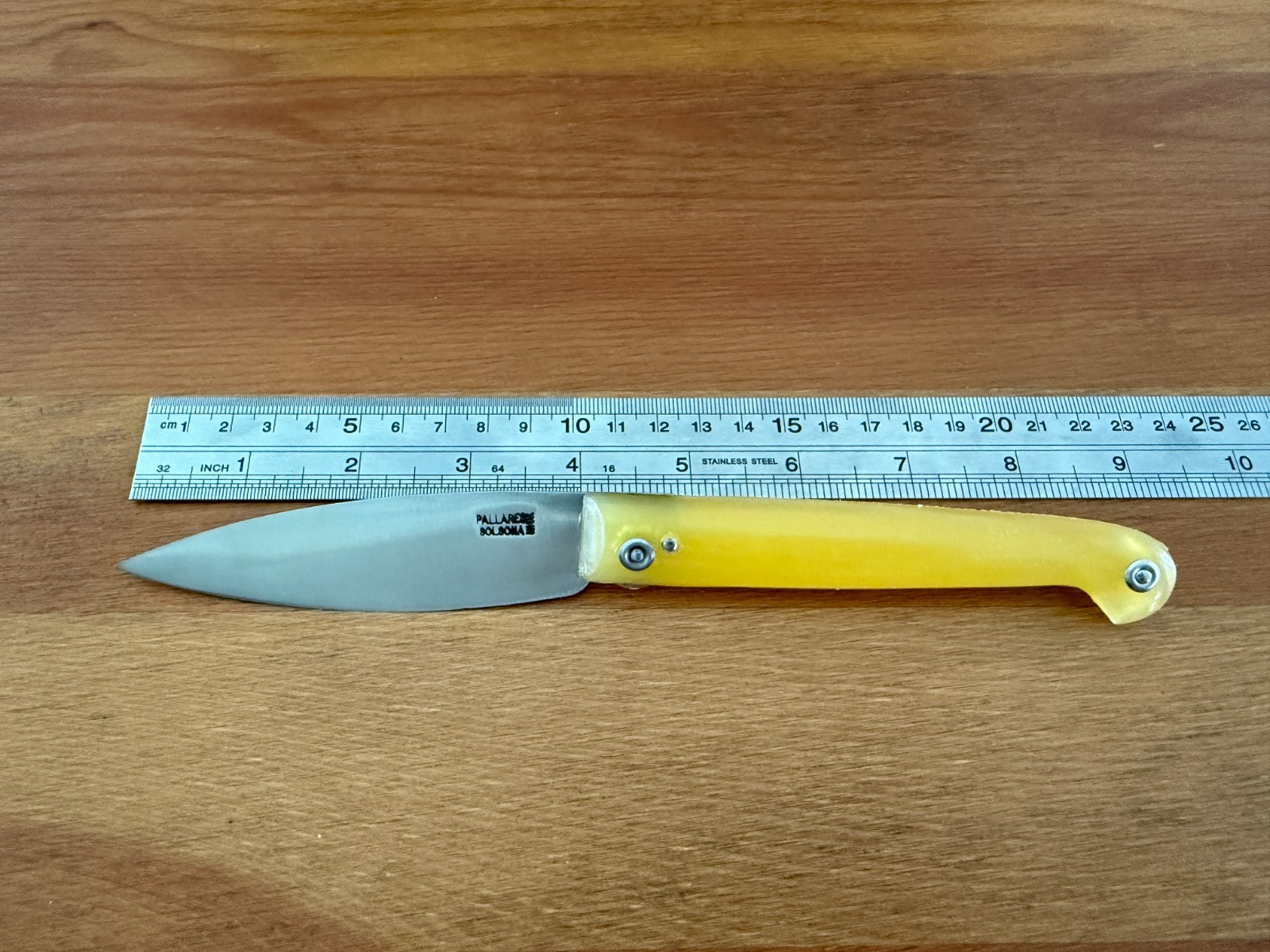 3.9" Pallares Solsona Navaja Folding Pocket Knife Carbon Steel Gabacha - Spain