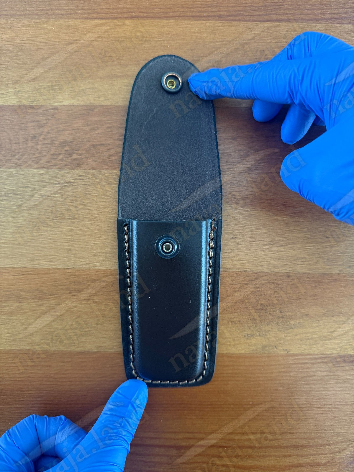 Joker Small Brown Leather Sheath – 5.12" x 1.77" (130 mm x 45 mm)