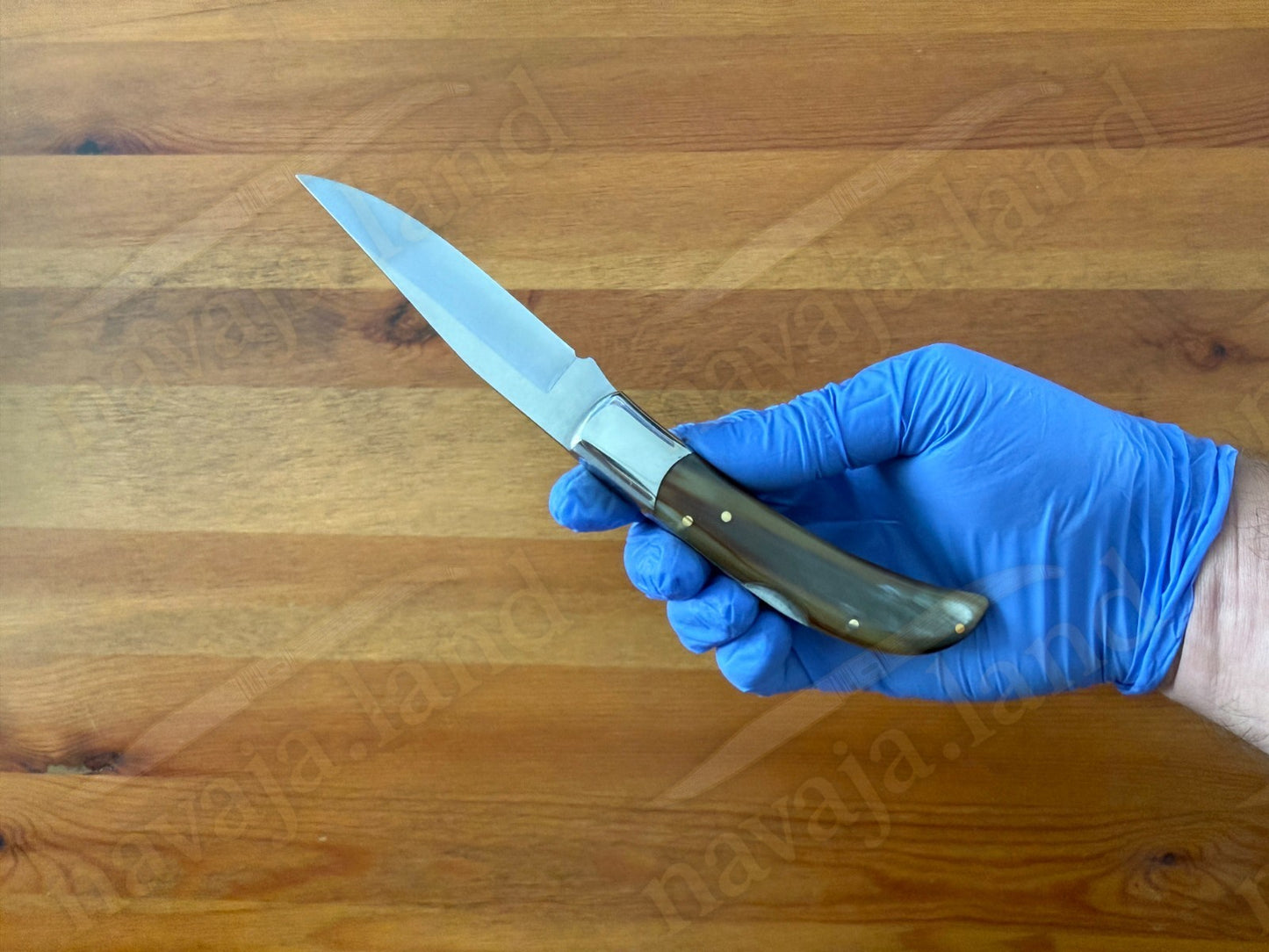 3.54” Joker Pointer Camping Folding Knife (Bull Horn Handle) Handmade in Spain