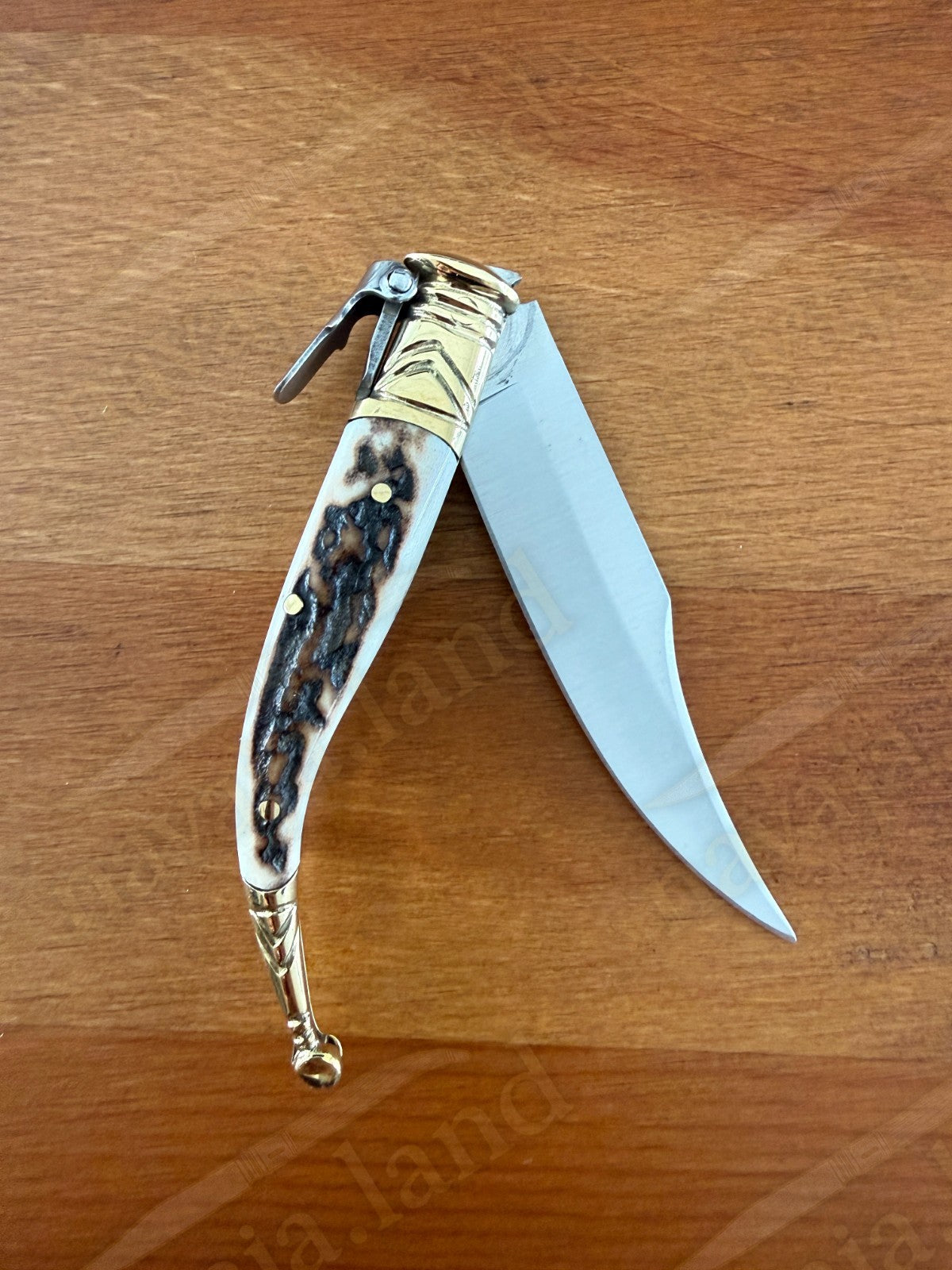3” Navaja Joker Sevillana Knife Stag Horn Handle High Quality Handmade in Spain